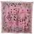 Hermès HERMES Carre 90 Seidentuch Rosa Gelb "La Folle Parade" Auth ki6876M Pink
