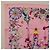 Hermès HERMES Carre 90 Seidentuch Rosa Gelb "La Folle Parade" Auth ki6876M Pink - Ansicht 2