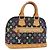 Borsa a mano LOUIS VUITTON Monogram Multicolor Alma Nero M92646 LV Auth ka6314V