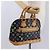 Borsa a mano LOUIS VUITTON Monogram Multicolor Alma Nero M92646 LV Auth ka6314V - vista 26