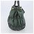 Bolsa de mão PRADA Nylon Green Gold Tone Auth bs37141A Verde - vista 3