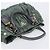 Bolsa de mão PRADA Nylon Green Gold Tone Auth bs37141A Verde - vista 6