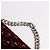 Borsa a mano Christian Dior Oblique Diorama Velluto 2way Rosso Argento Auth mr2986V - vista 8