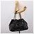 Bolso Tote PRADA de cuero negro plata Auth 205973M - vista 25