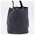 Hermès Borsa a mano HERMES Picotan Lock MM Pelle Taurillon Navy Gold Auth 204768SM D'oro Blu navy - vista 5
