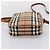 Borsa a tracolla BURBERRY Nova Check Canvas Beige Gold Tone Auth gh2353 - vista 5