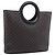 Céline Bolso de mano CELINE Macadam Canvas PVC Negro Tono Dorado Auth mr2944