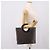 Céline Bolso de mano CELINE Macadam Canvas PVC Negro Tono Dorado Auth mr2944 - vista 21