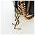 Autre Marque Borsa a tracolla con catena SAINT LAURENT di paillettes Nero Tono Oro Auth 204808SAM - vista 17