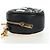 Autre Marque Borsa a tracolla con catena SAINT LAURENT di paillettes Nero Tono Oro Auth 204808SAM - vista 4