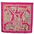 Hermès HERMES Foulard Carré 90 Seta Rosa "LA DANSE DU CHEVAL MARAWARI" Auth ki6868M Giallo - vista 13