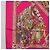 Hermès HERMES Foulard Carré 90 Seta Rosa "LA DANSE DU CHEVAL MARAWARI" Auth ki6868M Giallo - vista 5