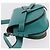 LOEWE Mini Gate Bag Borsa a Tracolla in Pelle Verde Argento Auth ka6387M - vista 4
