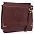 Borsa a tracolla CARTIER Must Line Pelle Bordeaux Gold Auth ka6344 D'oro Bordò