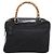 Borsa a mano GUCCI Bamboo Nylon Nero Argento 000 2040 0538 Auth ep16022 - vista 2