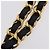 CHANEL Chain Big COCO Mark Tote Bag aus Lammleder Schwarz Gold CC Auth BA15804V Golden - Ansicht 11