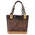 Borsa LOUIS VUITTON Monogram Vinyl Cabas Amble PM Brown M92502 LV Auth ep15927 Marrone - vista 2