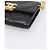 CHANEL Matelasse Chain Shoulder Card Case Caviar Skin Black Gold CC Auth ka6420V Nero D'oro - vista 11