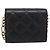 CHANEL Matelasse Chain Shoulder Card Case Caviar Skin Black Gold CC Auth ka6420V Nero D'oro - vista 3