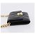 CHANEL Matelasse Chain Shoulder Card Case Caviar Skin Black Gold CC Auth ka6420V Nero D'oro - vista 4
