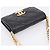 CHANEL Matelasse Chain Shoulder Card Case Caviar Skin Black Gold CC Auth ka6420V Nero D'oro - vista 6