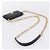 CHANEL Matelasse Chain Shoulder Card Case Caviar Skin Black Gold CC Auth ka6420V Nero D'oro - vista 7