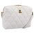 BALENCIAGA Camera Bag Borsa a Tracolla Pelle White Gold 600325 Auth ep16124A Bianco D'oro