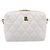 BALENCIAGA Camera Bag Borsa a Tracolla Pelle White Gold 600325 Auth ep16124A Bianco D'oro - vista 13
