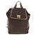 Edge Céline Mochila CELINE Macadam Canvas PVC Leather Brown Gold Auth 204235 Castaño Dorado - vista 13