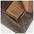 Edge Céline Mochila CELINE Macadam Canvas PVC Leather Brown Gold Auth 204235 Castaño Dorado - vista 21
