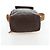 Edge Céline Mochila CELINE Macadam Canvas PVC Leather Brown Gold Auth 204235 Castaño Dorado - vista 7