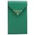 Saffiano Borsetta a spalla con catena PRADA in pelle Safiano Green Gold Auth LN130V D'oro Verde - vista 13