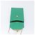 Saffiano Borsetta a spalla con catena PRADA in pelle Safiano Green Gold Auth LN130V D'oro Verde - vista 20