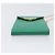 Saffiano Borsetta a spalla con catena PRADA in pelle Safiano Green Gold Auth LN130V D'oro Verde - vista 5