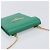 Saffiano Borsetta a spalla con catena PRADA in pelle Safiano Green Gold Auth LN130V D'oro Verde - vista 6