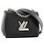 LOUIS VUITTON - Borsa a tracolla Louis Vuitton Twist PM in pelle Epi nera Nero - vista 2