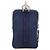 LOEWE Shoulder Pouch Canvas Blue Silver Auth bs37076V Silber Blau - Ansicht 2