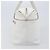 FENDI Celeria Tote Bag aus Leder Weiß Silber Auth bs37416V - Ansicht 3