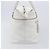 FENDI Celeria Tote Bag aus Leder Weiß Silber Auth bs37416V - Ansicht 4