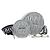 Borsa a tracolla Miu Miu Matelassé con catena in pelle 2way Argento Auth 204852M