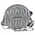 Borsa a tracolla Miu Miu Matelassé con catena in pelle 2way Argento Auth 204852M - vista 13