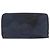 VALENTINO Long Wallet Canvas Navy Silver Auth bs37216 Silvery Navy blue - view 2