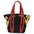 VERSACE Hand Bag Canvas Multicolor Silver Auth 206132 Silvery Multiple colors - view 3