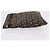 FENDI Zucchino Canvas Pouch Brown Silver 7N0013 Auth mr2999 Braun Silber - Ansicht 4