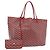 Borsa Tote GOYARD Herringbone Saint Louis GM PVC Rossa Auth 204928A Rosso