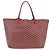 Borsa Tote GOYARD Herringbone Saint Louis GM PVC Rossa Auth 204928A Rosso - vista 2