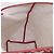 Borsa Tote GOYARD Herringbone Saint Louis GM PVC Rossa Auth 204928A Rosso - vista 23
