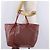 Borsa Tote GOYARD Herringbone Saint Louis GM PVC Rossa Auth 204928A Rosso - vista 33