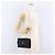 Borsa a tracolla con catena Christian Dior Trotter Canvas Nero Oro Auth ep16211 D'oro - vista 24