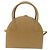 FENDI Handtasche Leder 2way Beige Gold Auth ka6408 Golden - Ansicht 2